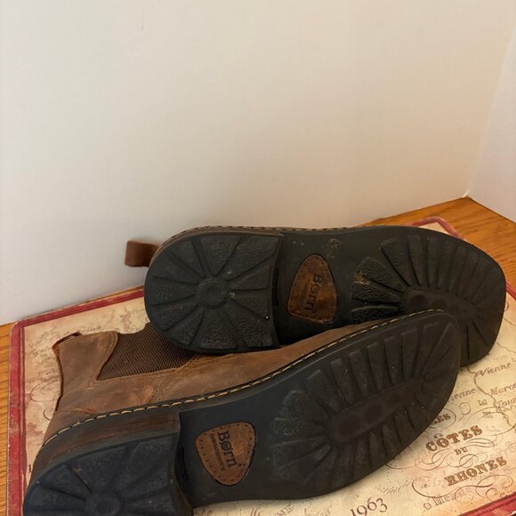 Born Men's Leather Chelsea Boots - Size 9 - Picture 3 of 3